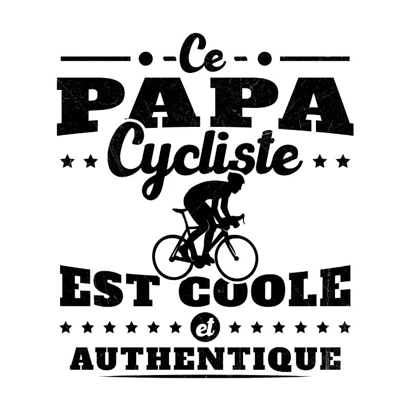 Ce papa cycliste est coole et authentique