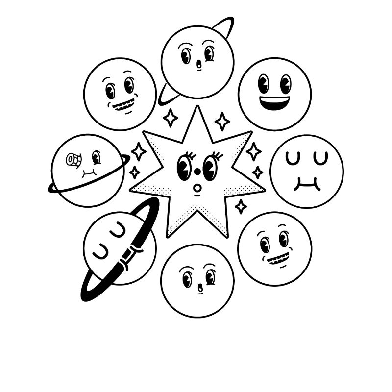 Astronomy Lover Solar System Funny Planets