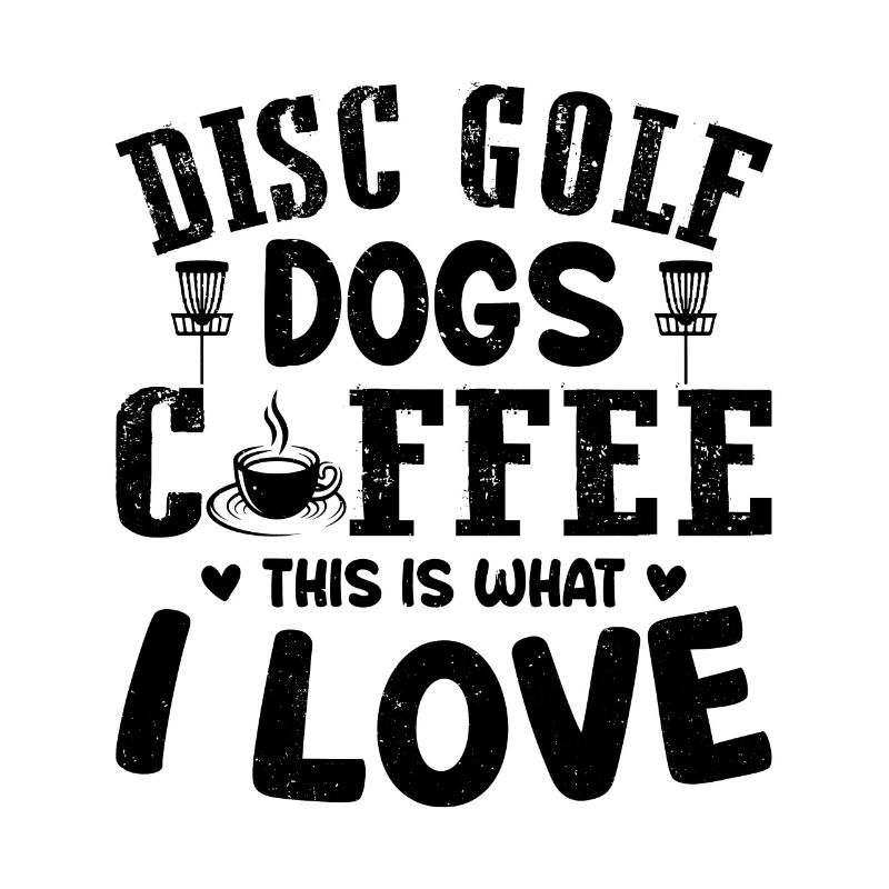 Disc Golf Chiens Café C’est Ce Que J’Aime - Disque G