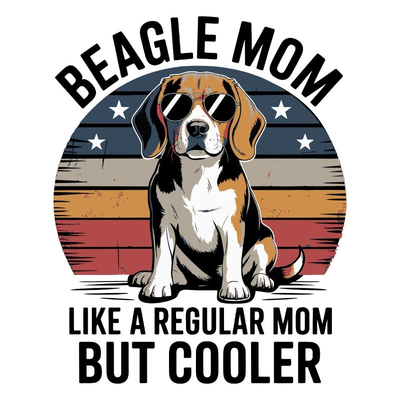 Beagle-Mutter Wie Eine Normale Mutter, Aber Cooler