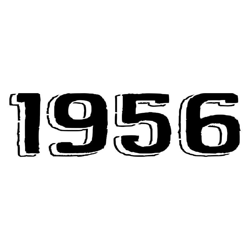 Vintage 1956 Naissance Anniversaire Rétro 1956