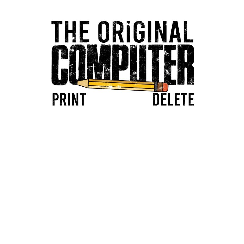 The original computer print delete - information