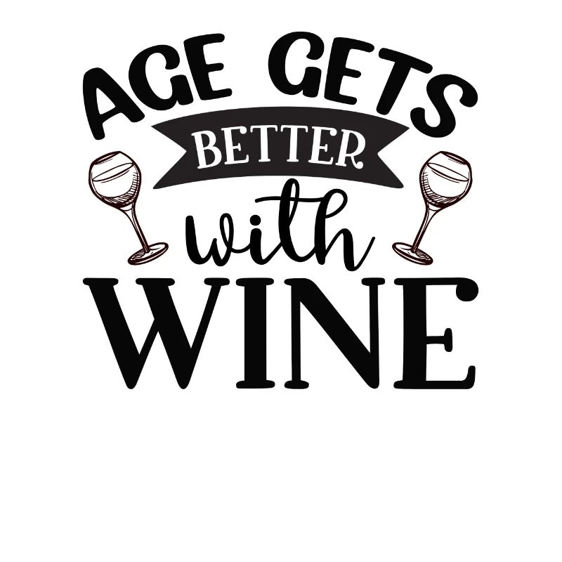 Das Alter wird besser mit Wein