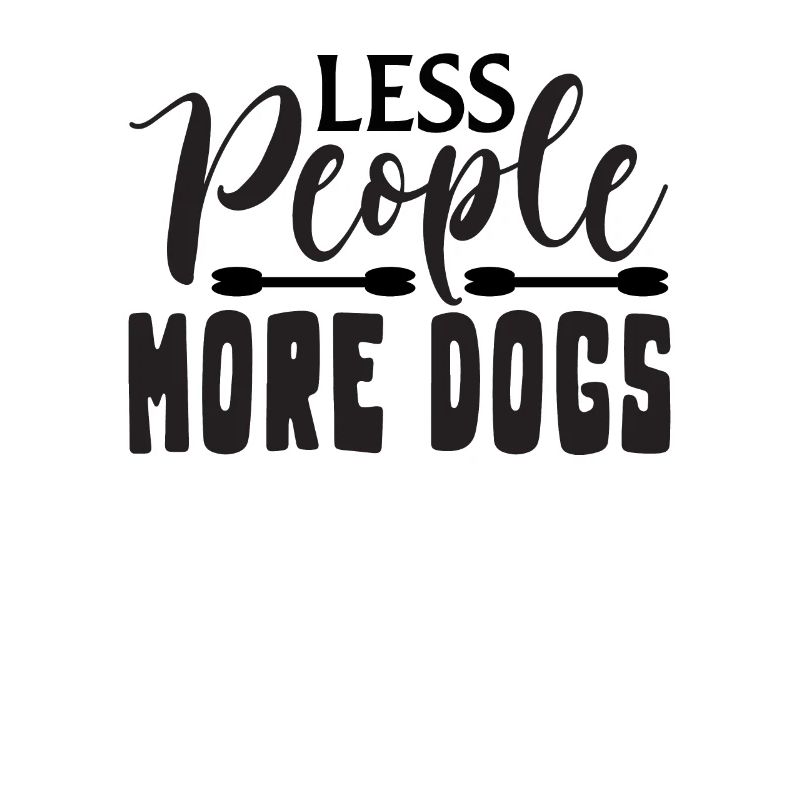 Moins de gens plus de chiens