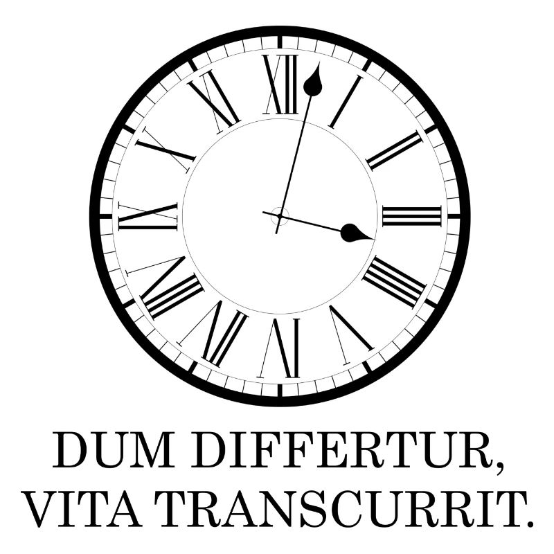 while it is postponed Latin black