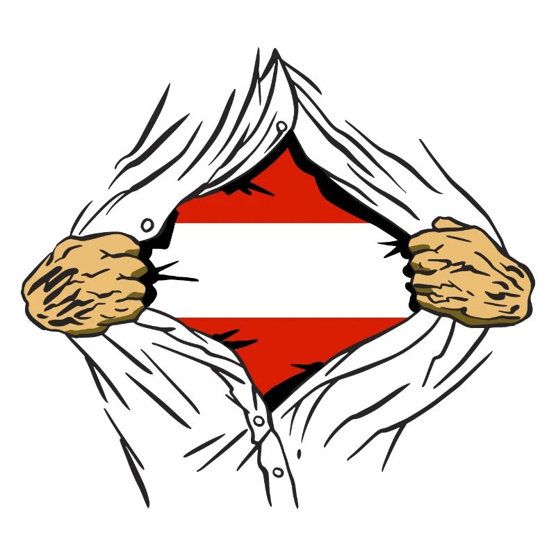 Austria Flag Austria Austrian Flag AT