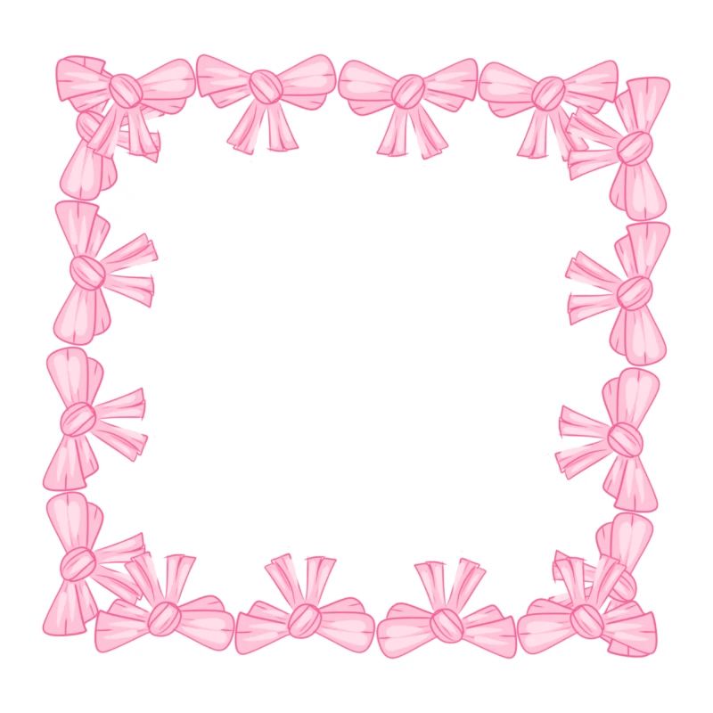 frame square square loop pink