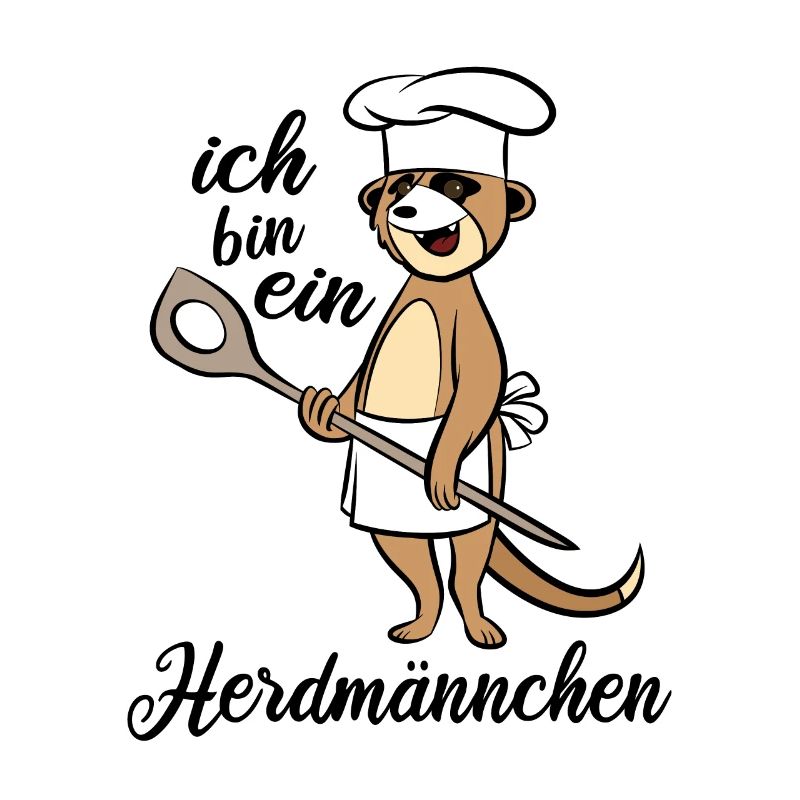 Ich bin ein Herdmännchen - Erdmännchen Kochlöffel