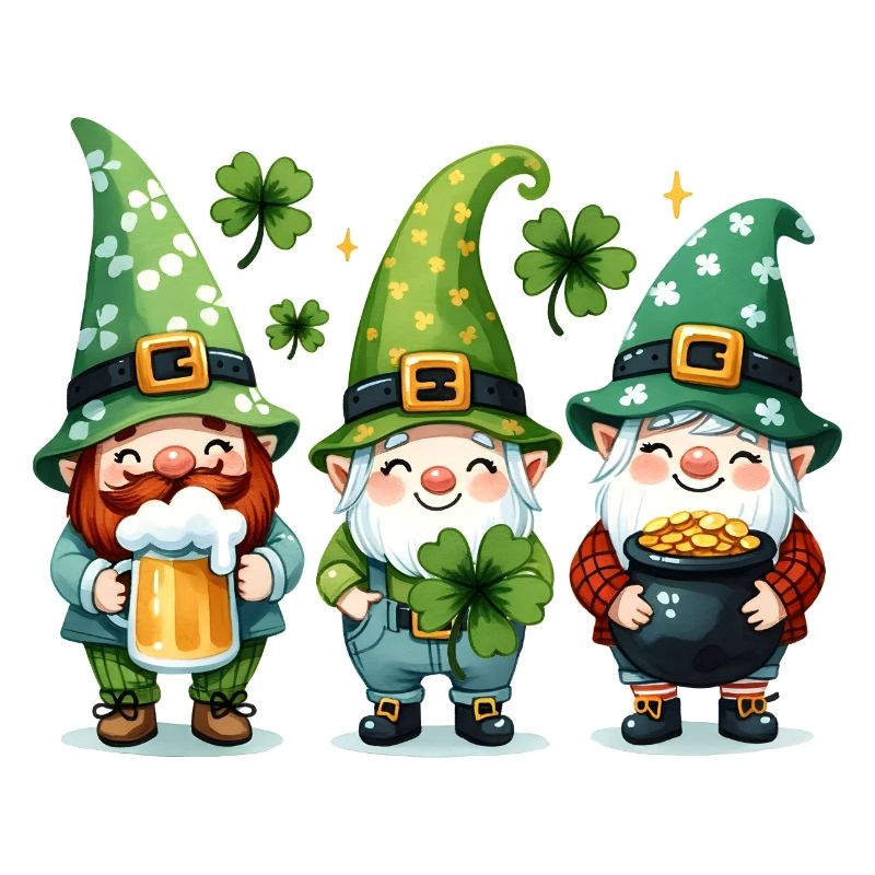 Gnome De La Saint Patrick Shamrock St. Patrick's