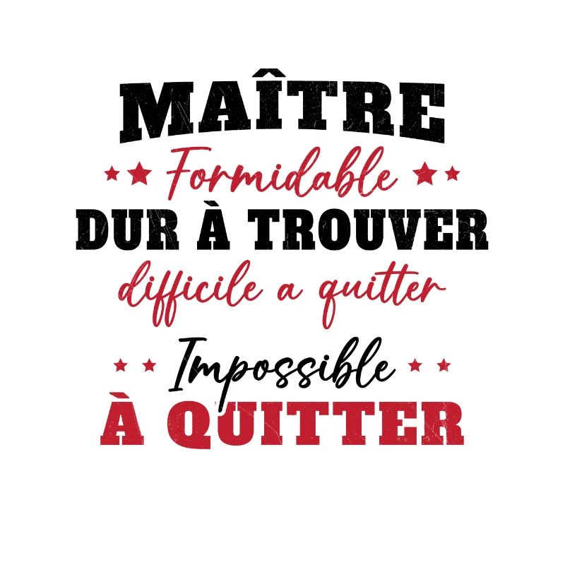 Maître formidable idée cadeau maître d'école