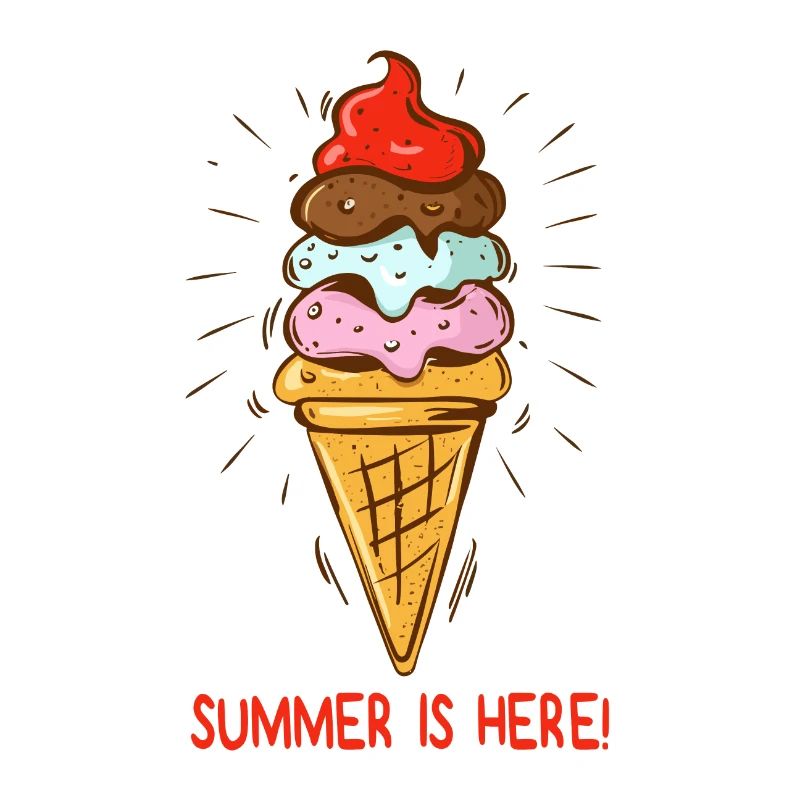 Eis Summer is here Eiscreme Eisdiele Sommerzeit