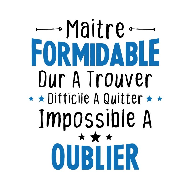 Maître Formidable Idée Cadeau Maître D'école