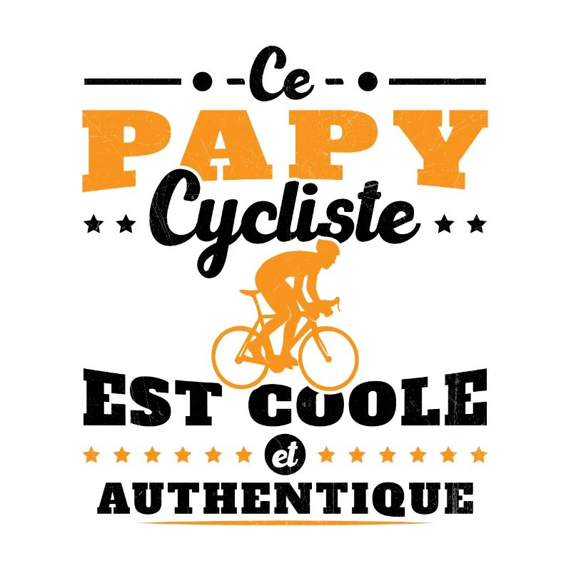 Ce papy cycliste est coole et authentique