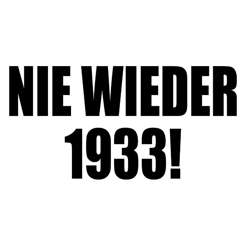 Never again 1933