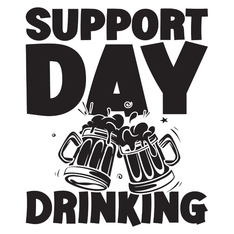 Support Day Drinking Squad Party and Drinking Beer