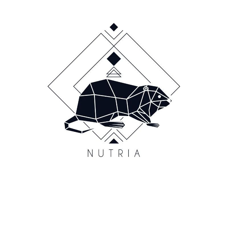 Nutria Polygon Biber Biberratte Sumpfbiber Nutria
