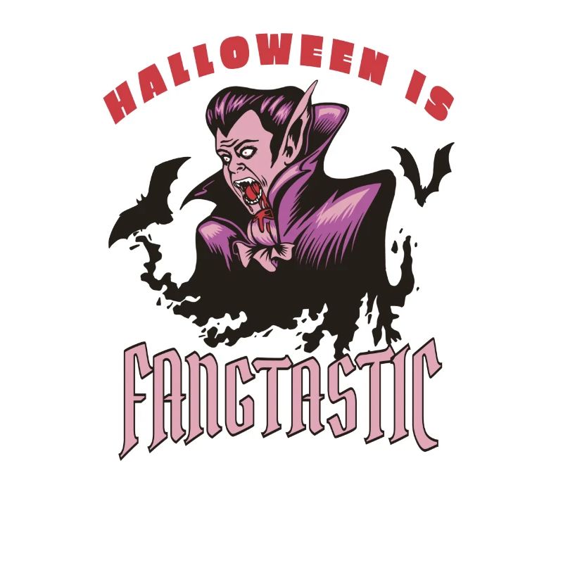 Halloween Is Fangtastic Vampire