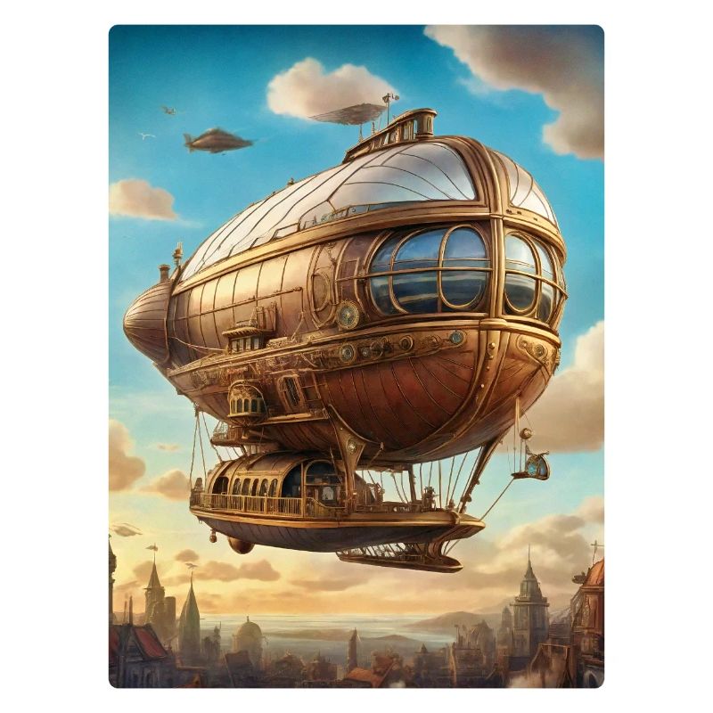 Dirigeable Steampunk 1.7