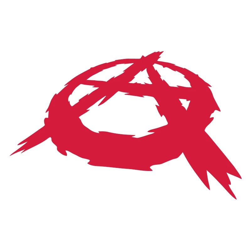 Symbol anarchy logo design