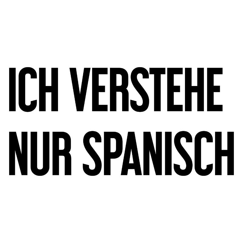 Je ne comprends que l’espagnol
