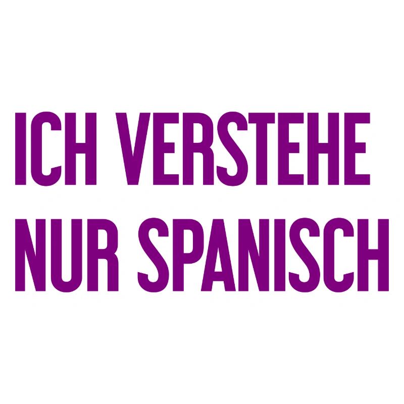 Je ne comprends que l’espagnol