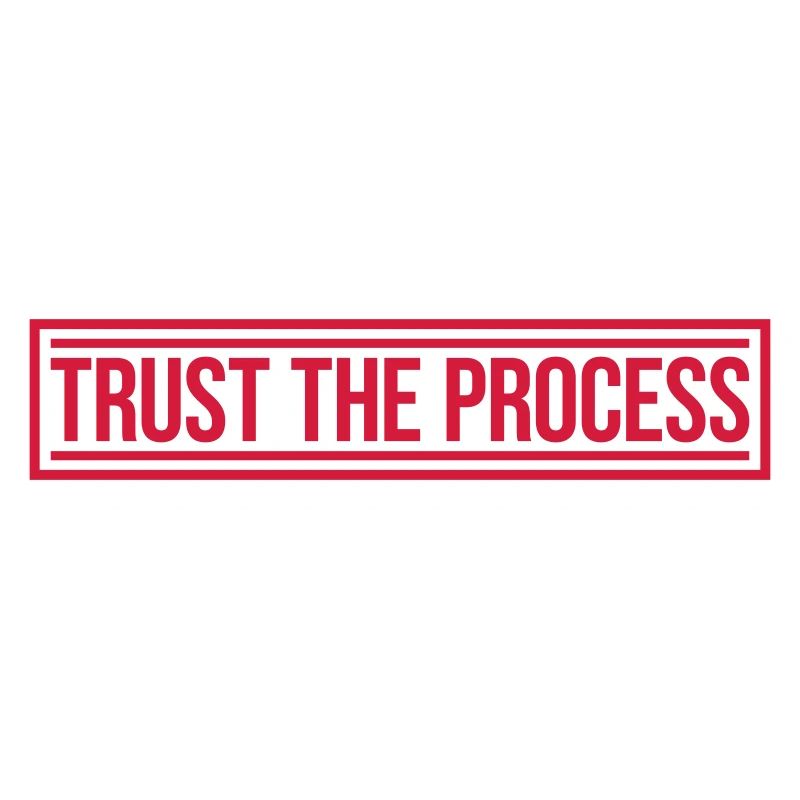 trust the process Zitat