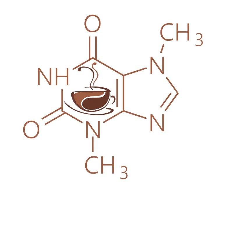 molécule de café