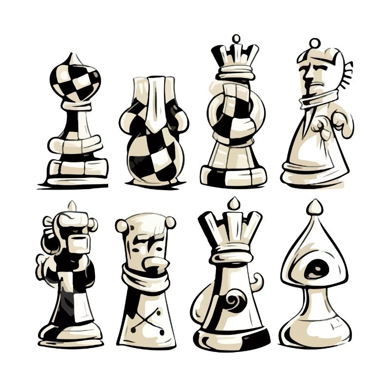 Pièces d échecs n°4