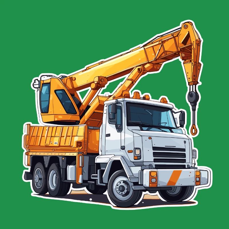 Crane / construction site / winch / crane system