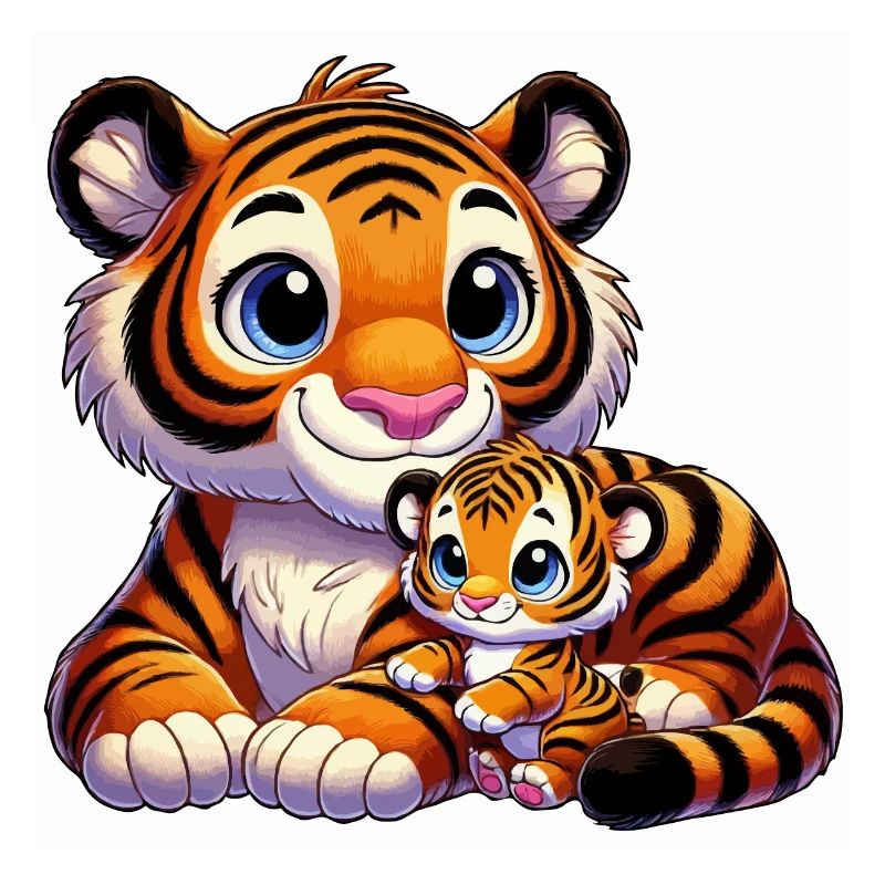 Tigermutter mit Kind