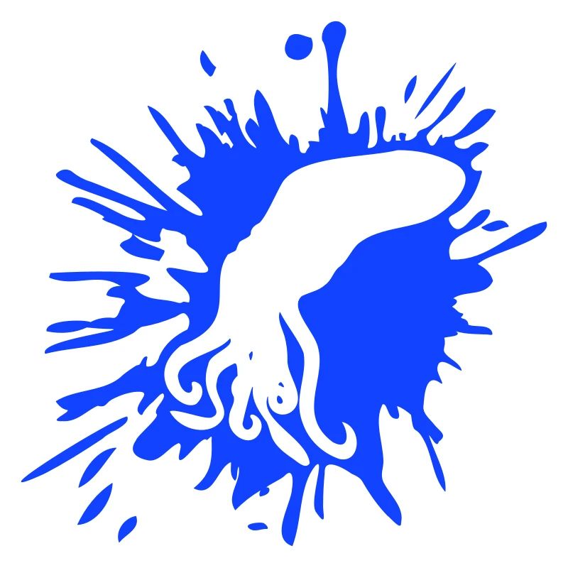 Octopus Paint Blobs Octopus Drops Graffiti Blobs