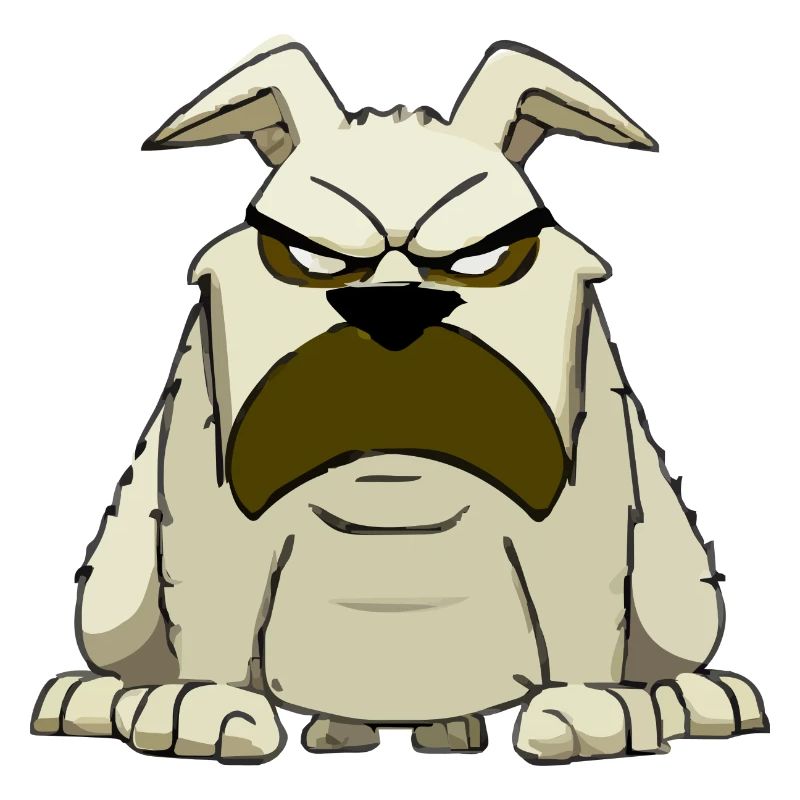 Xilo the grumpy dog
