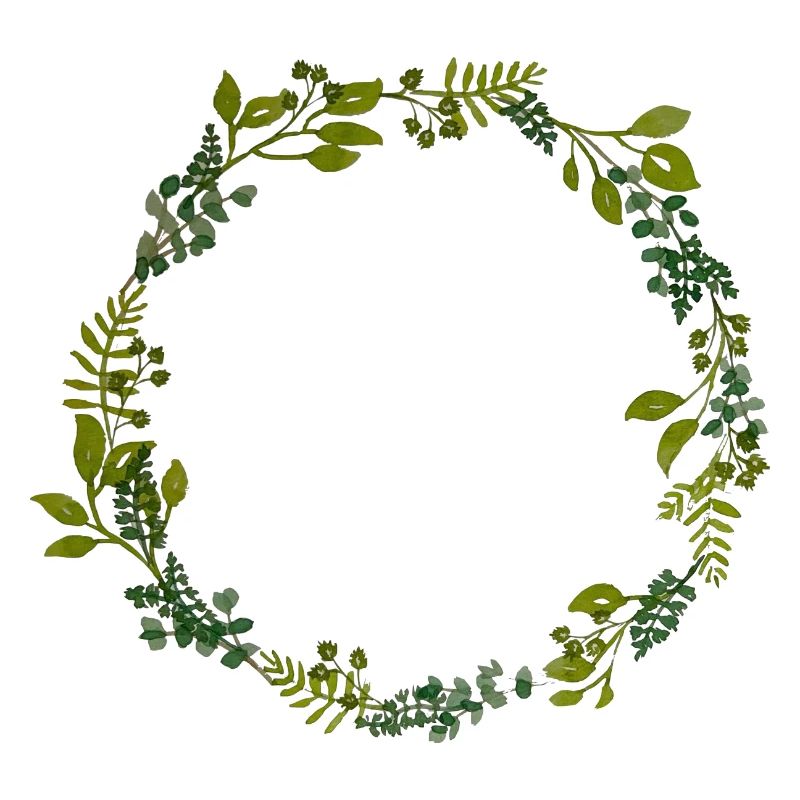 couronne de feuillage