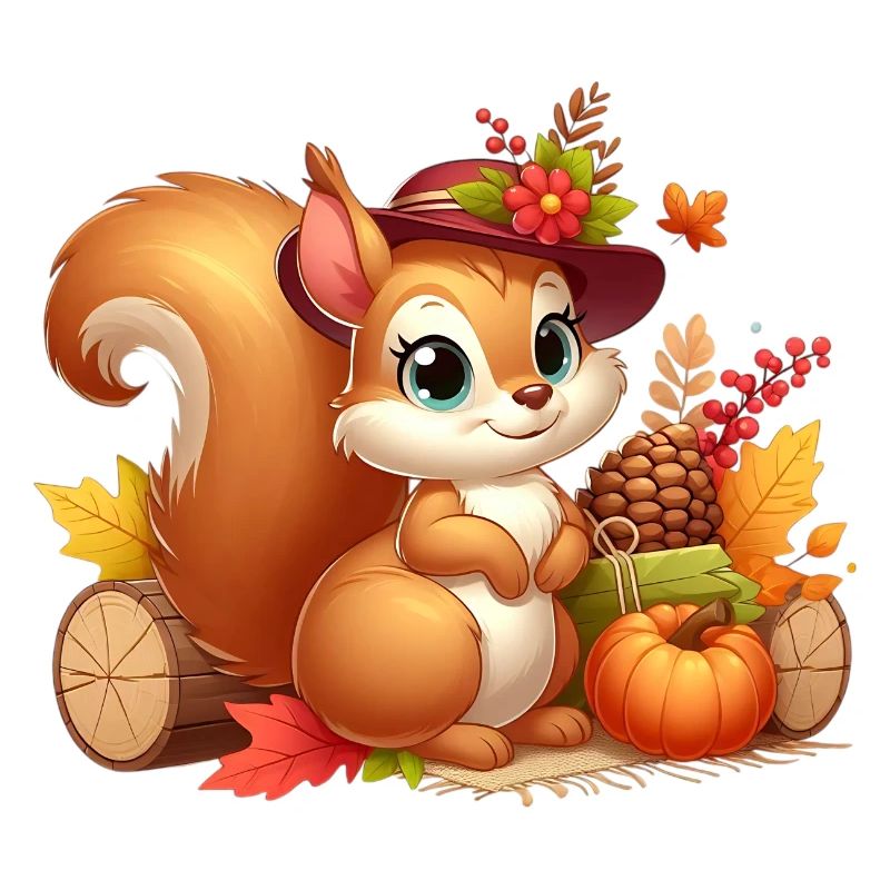 Eichhörnchen Herbst 7