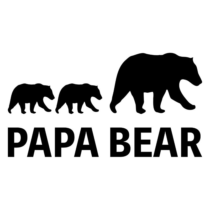 Papa Bear Vatertag Dad Geschenk