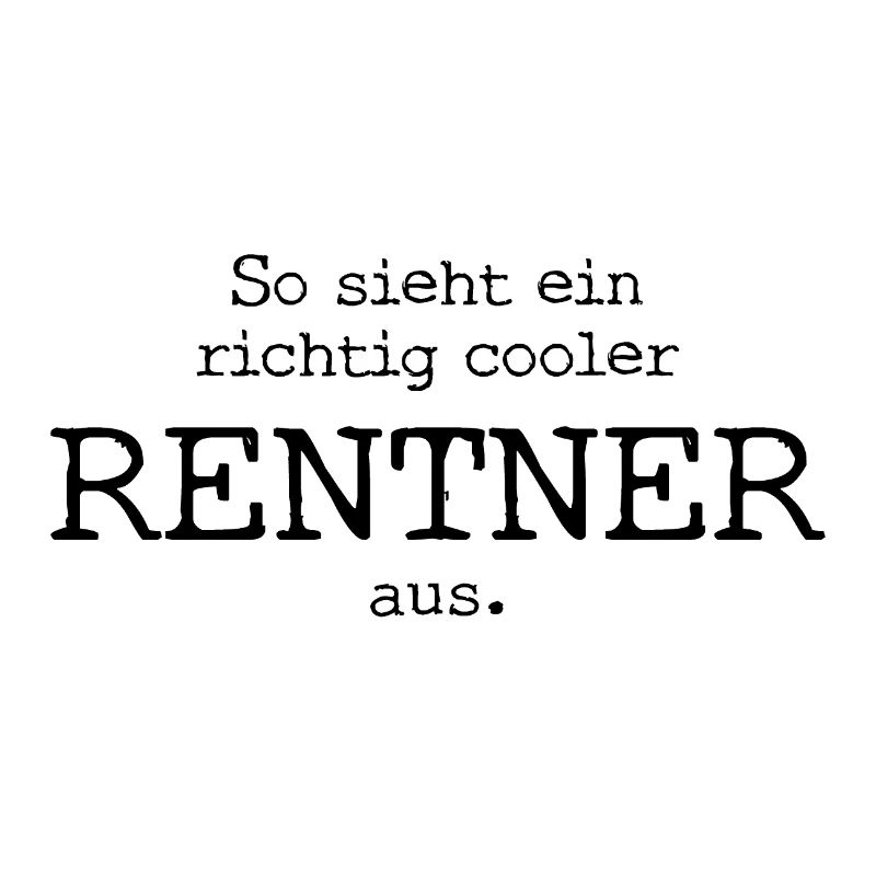 So sieht ein richtig cooler Rentner aus.
