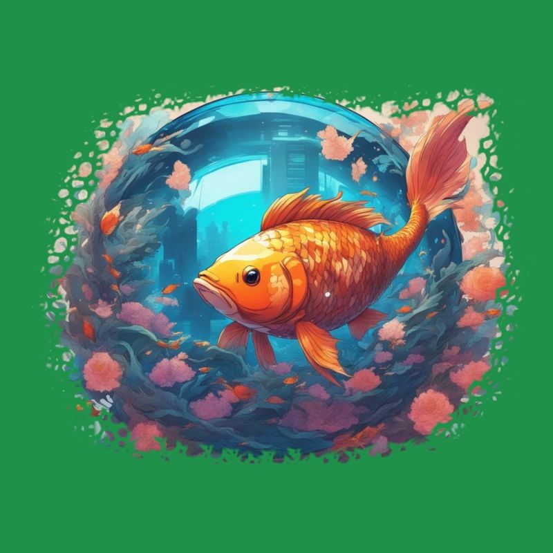 Reflets de poisson-lune