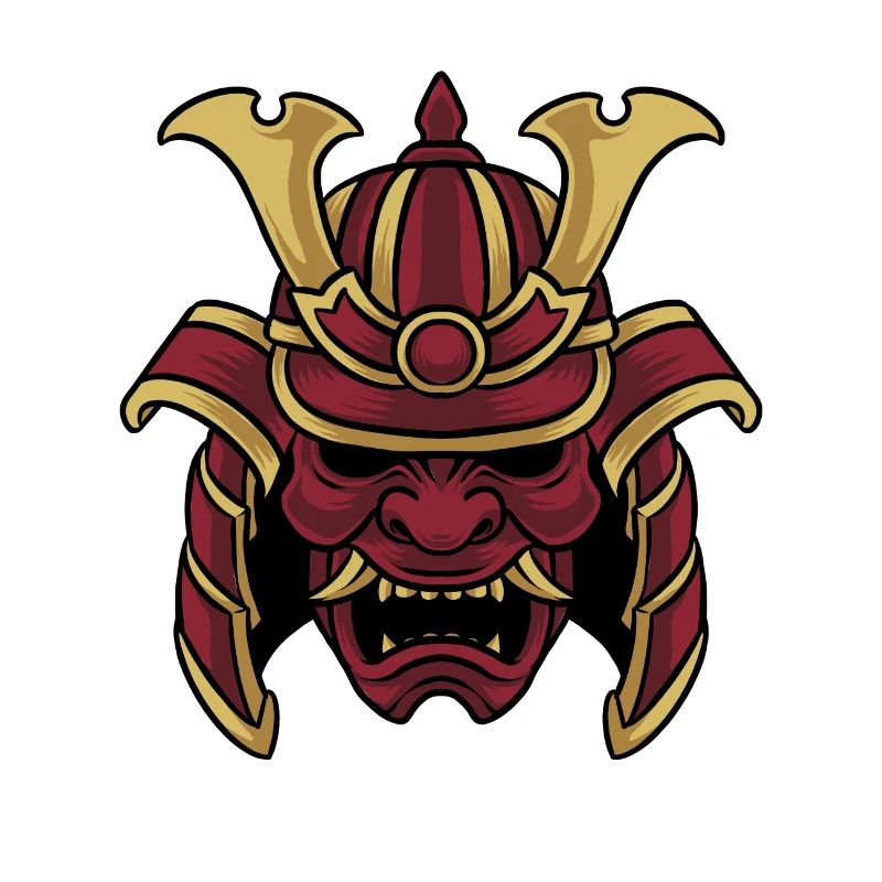 Masque de samouraï Warrior