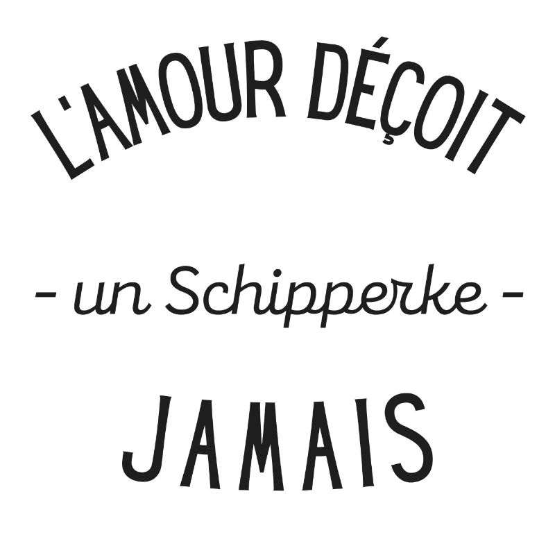 L'amour déçoit un Schipperke jamais
