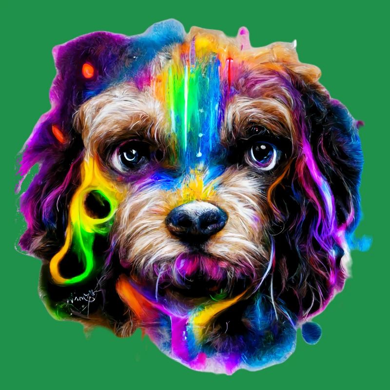 Cavapoo Design in Farbe