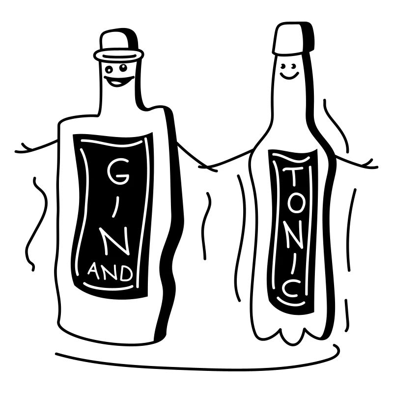 Alcohol and tonic pair b
