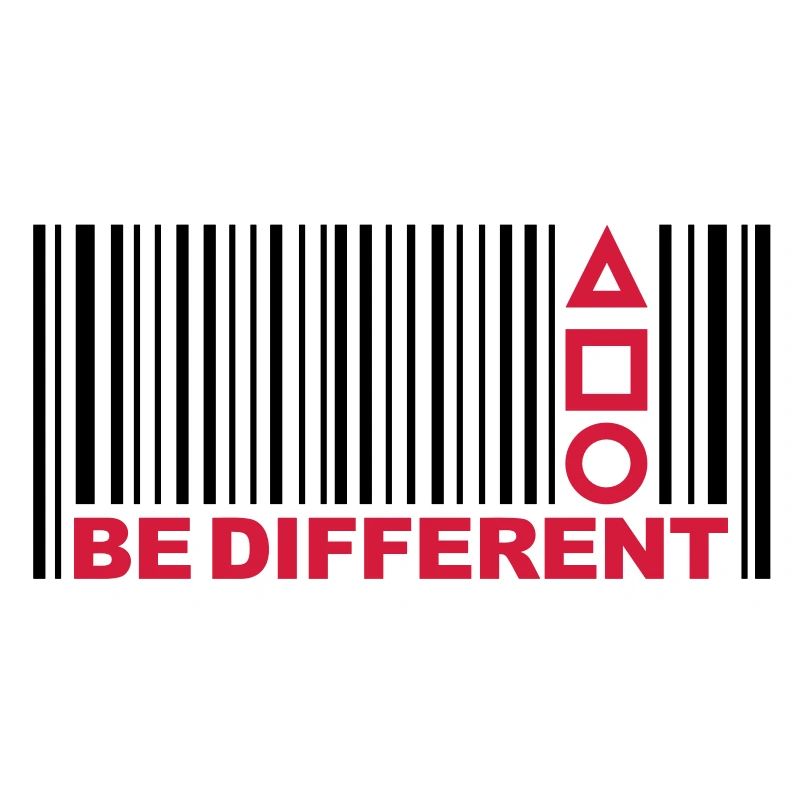 Be Different - Symboles - Barcode - code à barres