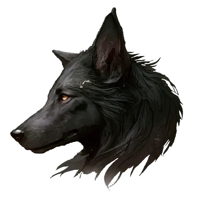 Der schwarze Wolf
