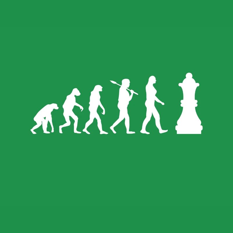 Evolution Chess Shirt · Checkmate · Stratégie