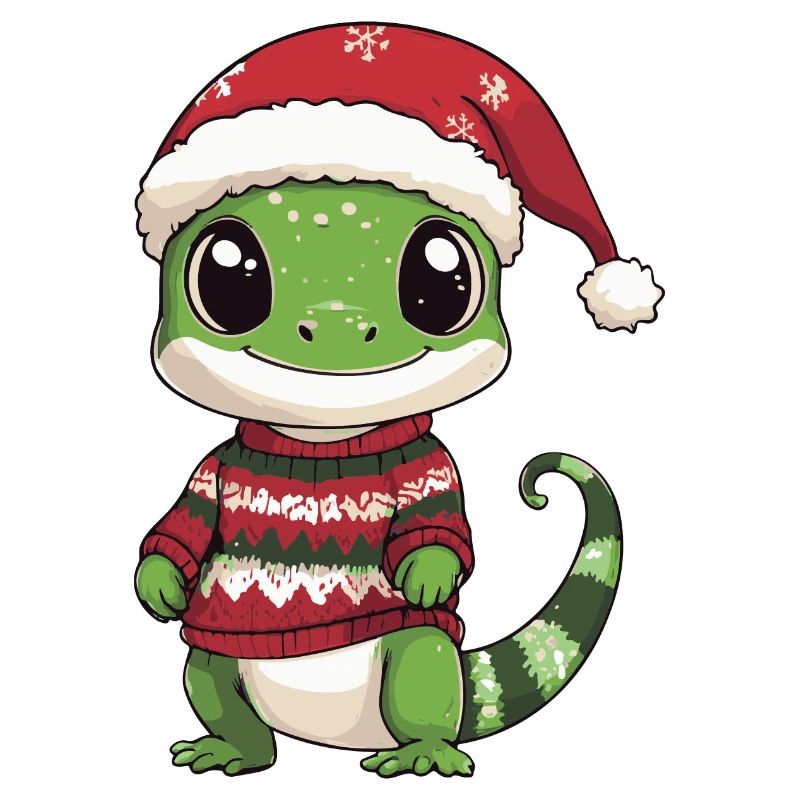 Lizard Christmas Comic