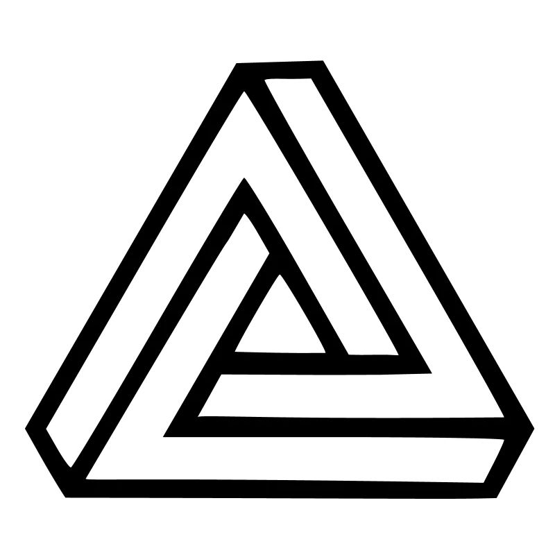 Triangle Visual Illusion