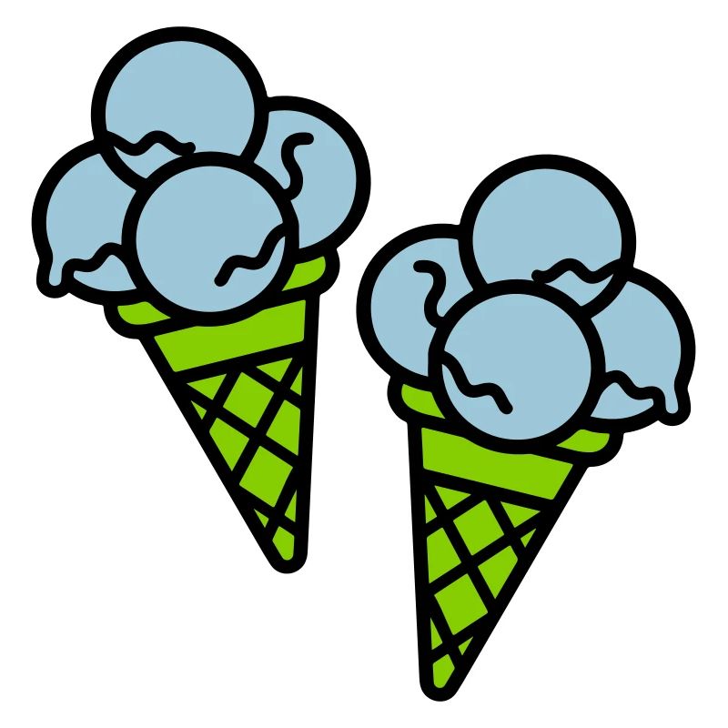 Crème glacée à la crème Eis
