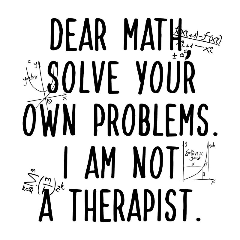 Chère Math, résolvez votre propre problème