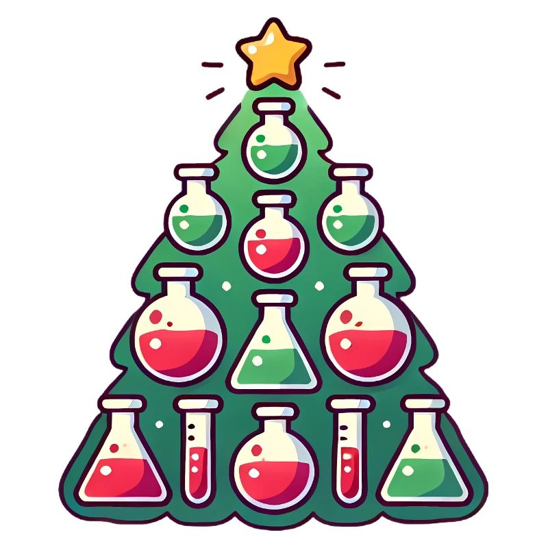 Chimie Conception d’arbre de Noël