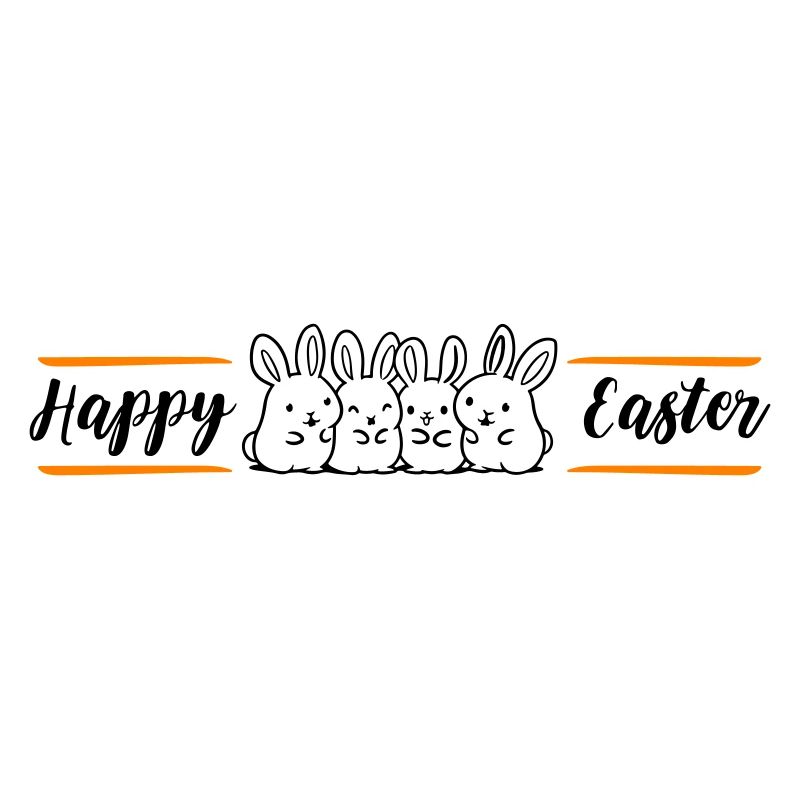 Frohe Ostern Hasen Team